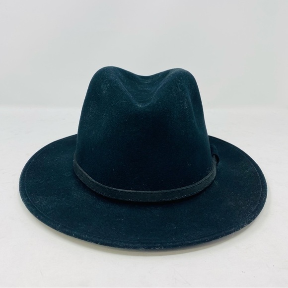 Bailey Black Glen Wool Furlite Crushable Fedora Size S - Picture 3 of 9